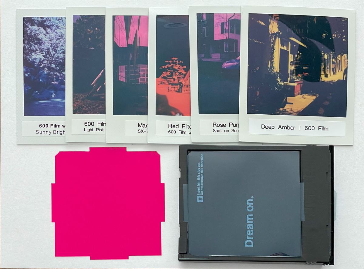 Real Duochrome filter test shots on Polaroid 600 film